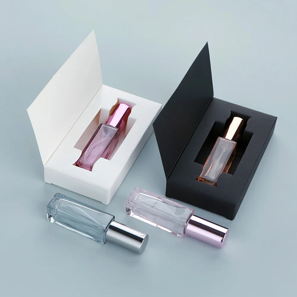 10ml Refillable Thick Glass Perfume Bottles with Colorful Finish and Custom Packaging Box, Durable Empty 香水瓶 Spray Container, Polychrome Glass Atomizer for Fragrance – 10/20/30/40PCS Set