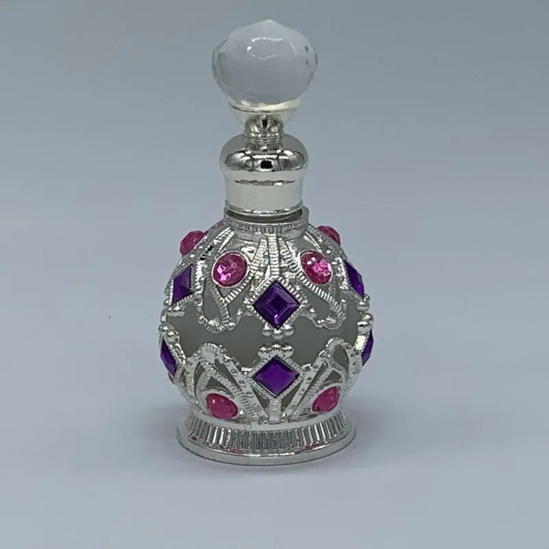 15ml Refillable Mini Essential Oil Roller Bottles – Portable Electroplated Carved Glass Containers for Perfume, Aromatherapy Oils, Travel-Friendly Cosmetic Storage, Reusable and Leak-Proof Bottles - 图片 2