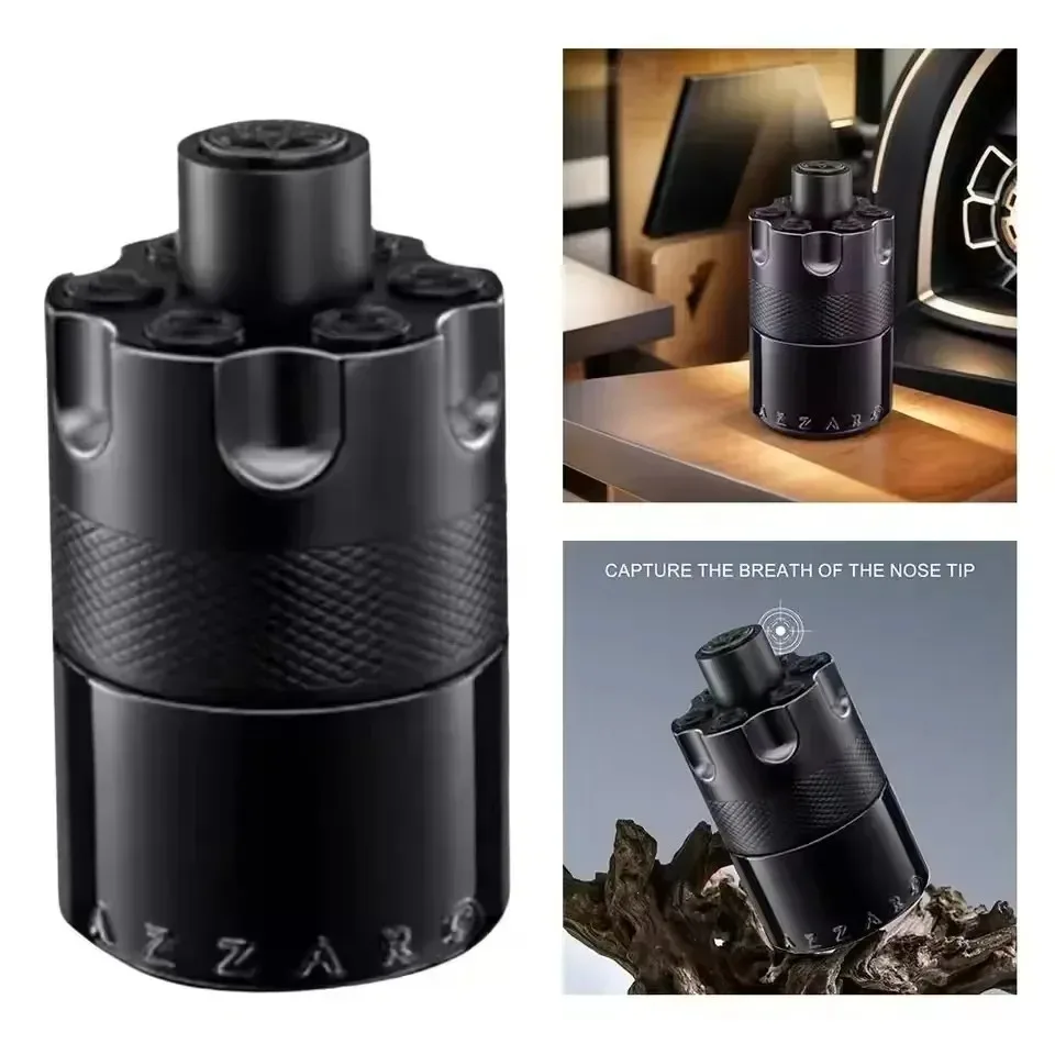 Luxury Men’s Cologne Bottle & Gift Box – Multi-Material Glass, Crystal, Ceramic, Acrylic, Wood & Metal Spray Container with Weighted Base and Plush-Lined Elegant Packaging for Parties, Travel, and Premium Gifting 6