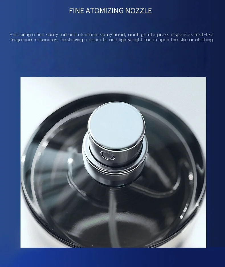 2PCS Empty Perfume Bottle Gift Set for Men – Refillable Glass Cologne Containers with Spray Nozzle and Elegant Presentation Box, Travel-Friendly DIY Fragrance Storage and Display Bottles 2