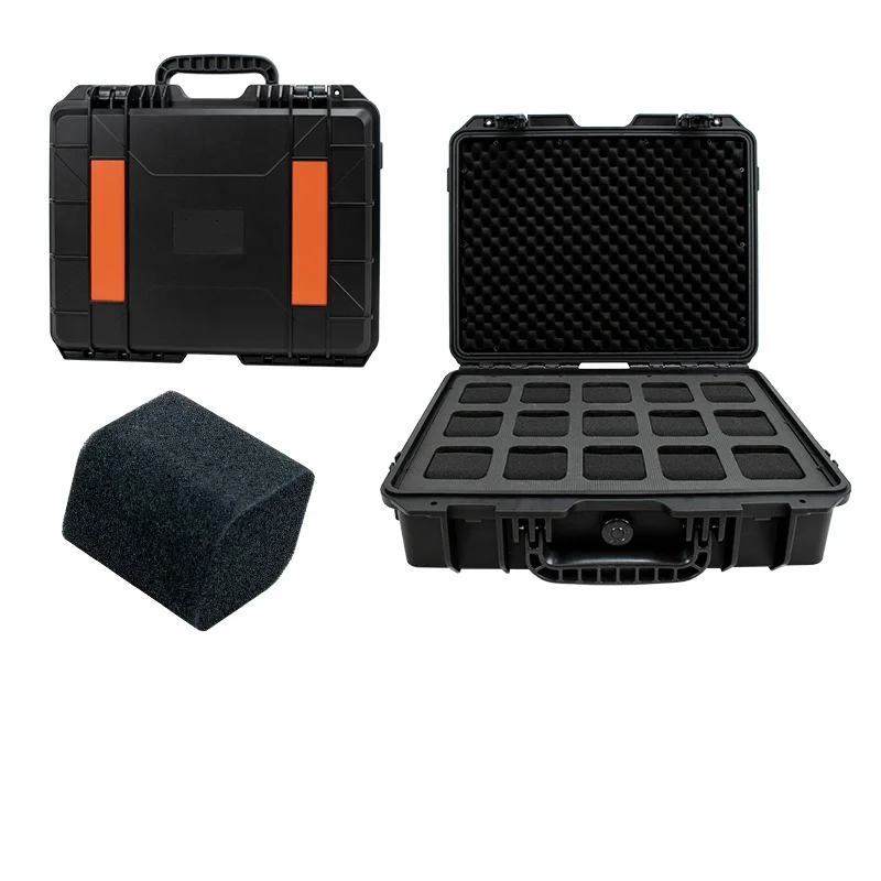 Waterproof Watch Storage Box for Men with Secure Anti-Drop Design, Portable Jewelry Display Case and Toolbox Organizer for Travel and Home, Protective Suitcase for Watches, Bracelets, Rings, and Accessories - 图片 8