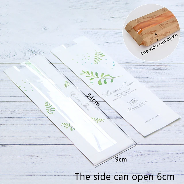 Oil Resistant Kraft Paper Bread Bags 🥖 – 50Pcs with Transparent Window for Baguette Baking, Pastries, Party Favors & Bakery Packaging, Multiple Sizes Available, Food Safe & Eco-Friendly - 图片 7