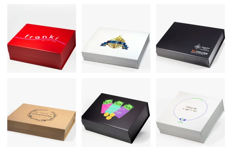 A5 Deep Luxury Magnetic Closure Gift Box – Custom Logo Rigid Packaging with Half Magnetic Flap, Matte Lamination, Eco-Friendly Foldable Design for Wedding, Birthday, and Business Gift Presentation 2