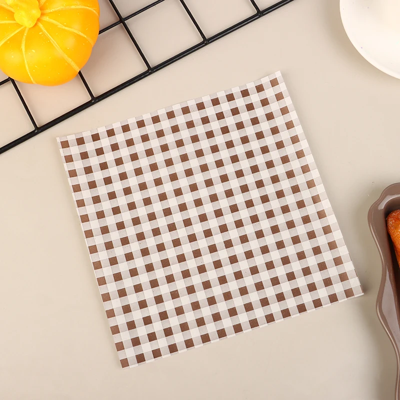 50 Sheets Greaseproof Wax Paper – Multi-Color Oil-Proof Food Wrapping Sheets for Sandwich, Burger, Fries, Bread, Macarons, Pizza, Desserts – Baking & Kitchen Packaging Supplies 50pcs 19