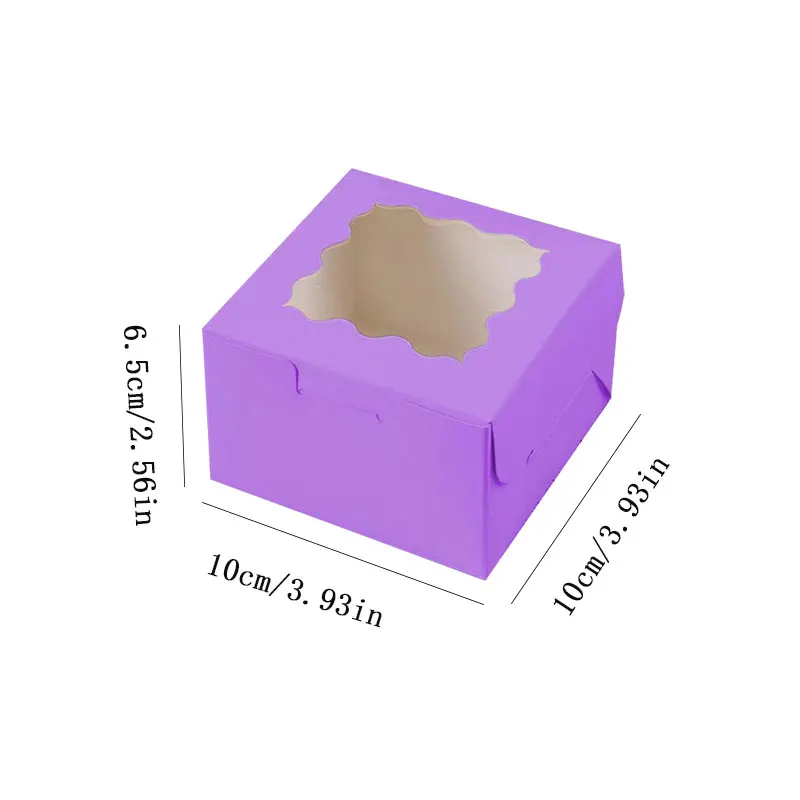 10/30 Pcs Paper Gift Boxes for Party Treats – Candy, Cookies, Chocolate, Cake Packaging Containers – Wedding Favor Boxes, Birthday Celebration Supplies, Event Décor - 图片 10