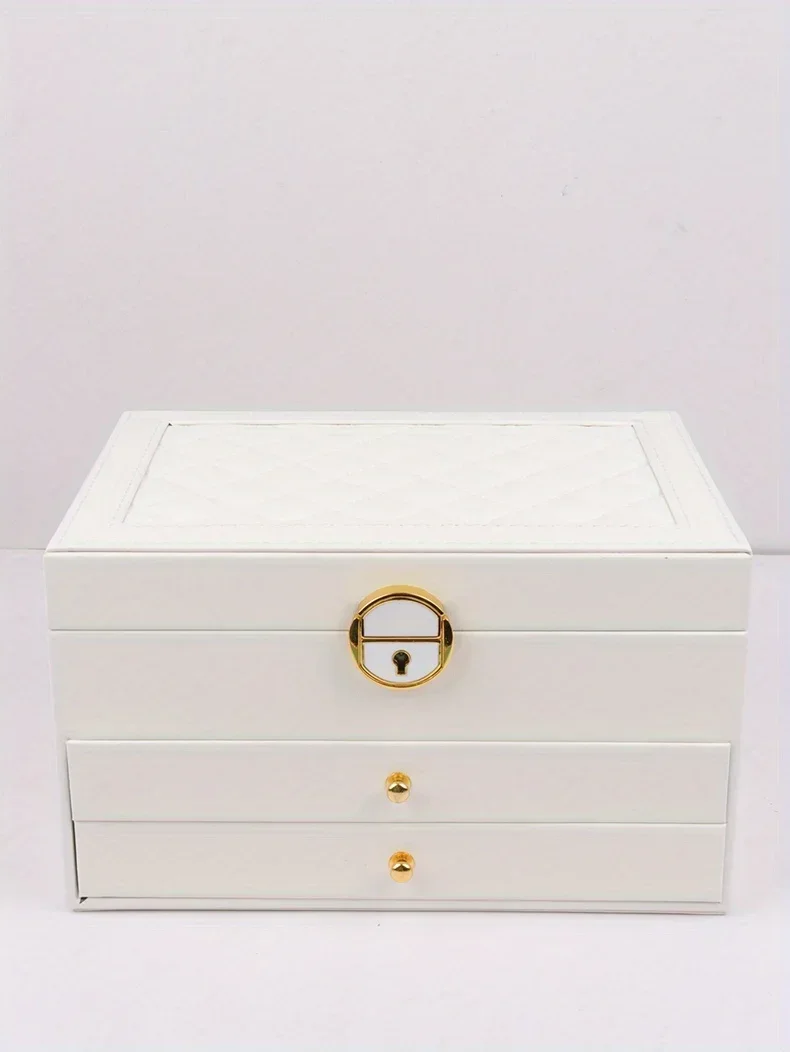 1PC Jewelry Storage Box | Necklace Earrings Organizer Case | Elegant Jewelry Gift Box Packaging | Ideal Choice for Wedding Birthday Valentine’s Day Gift Packaging Display 21