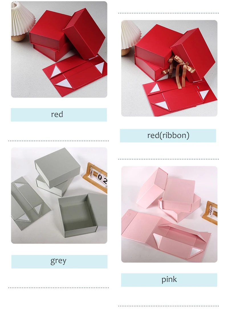 10PCS Luxury Magnetic Gift Boxes with Custom Logo, Foldable Cardboard Proposal Boxes for Bridesmaid or Birthday Gifts, Elegant Packaging Boxes for Jewelry, Wedding, Party, and Boutique Presentation 9