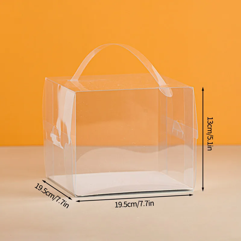 FDA-Approved Transparent Cake Boxes with Handle: China's #1 Guangzhou Factory Delivers 50,000+ Units Daily - 图片 12