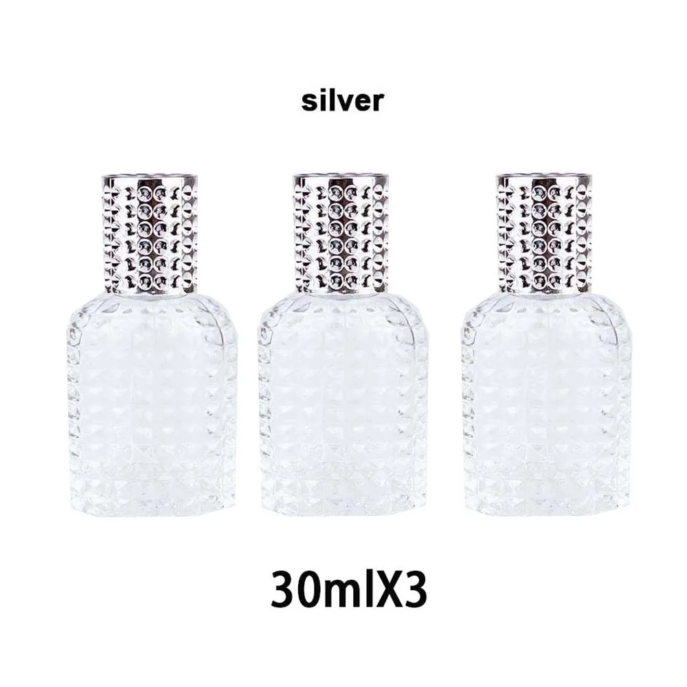30ml 50ml Pineapple-Shaped Glass Perfume Bottle with Spray | Portable Refillable Atomizer Container for Travel, Essential Oil, Fragrance Storage, DIY Aromatherapy, Party, Wedding, Home Decor, 1 or 3 Pack - 图片 8