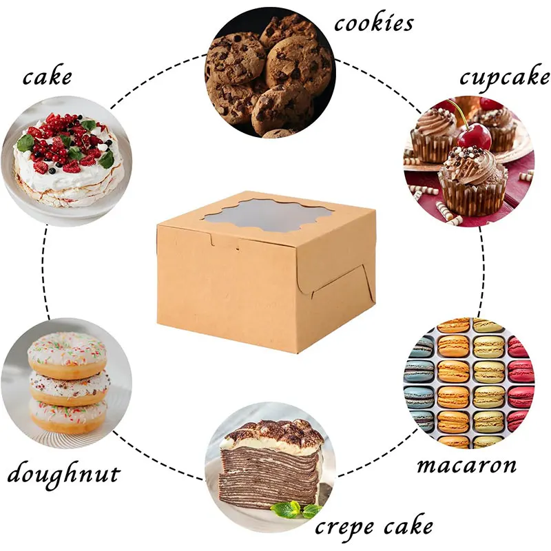 10/30 Pcs Paper Gift Boxes for Party Treats – Candy, Cookies, Chocolate, Cake Packaging Containers – Wedding Favor Boxes, Birthday Celebration Supplies, Event Décor 2