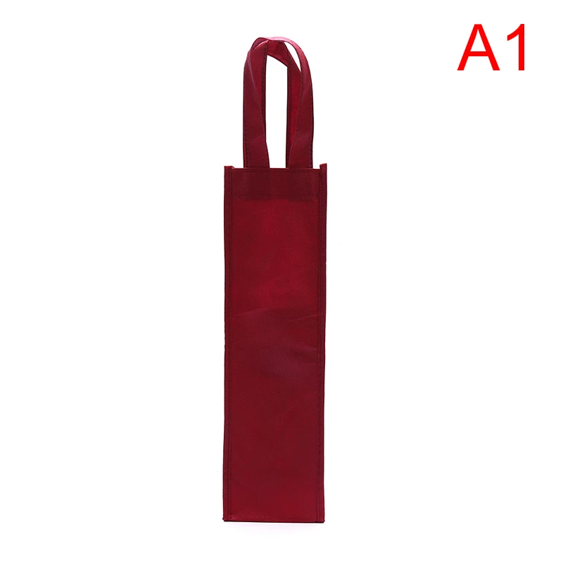 Creative Paper Gift Bags for Red Wine Bottles with String Handle, Reusable Durable Wine Bottle Packaging Bags, Elegant Party, Birthday, Wedding, Holiday Gift Packaging, Black/Red Color - 图片 7