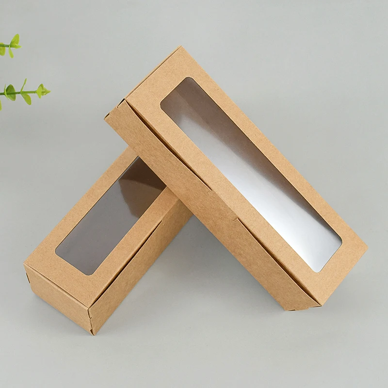 5/10pcs Macaron Boxes with Clear Window, Transparent Dessert Packaging Containers for 5-7 Macarons, Cookies, Candies, Strawberries, and Other Sweet Treats, Gift and Party Presentation Boxes