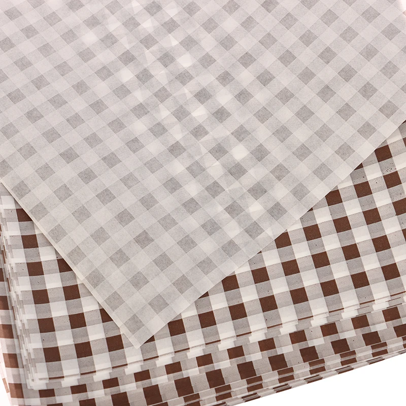 50 Sheets Greaseproof Wax Paper – Multi-Color Oil-Proof Food Wrapping Sheets for Sandwich, Burger, Fries, Bread, Macarons, Pizza, Desserts – Baking & Kitchen Packaging Supplies 50pcs 30