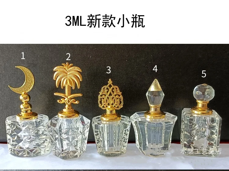 2/10pcs 3ml/5ml Refillable Clear Crystal Glass Essential Oil Bottles – Premium Attar and Perfume Containers with Precision Glass Dropper, Mini Reusable Fragrance Storage for Travel and Personal Use - 图片 6
