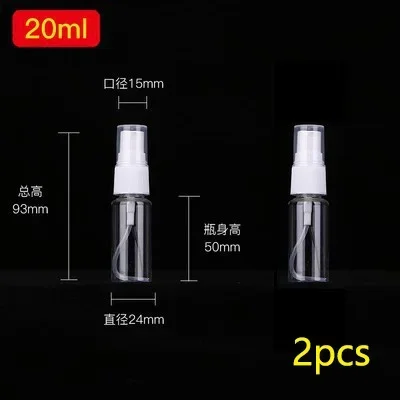 20ml 30ml 50ml 60ml 100ml Transparent Refillable Plastic Perfume Spray Bottles | Mini Travel Atomizer, Portable Cosmetic Container, Empty Refillable Spray Bottle, Handbag and Festival Friendly - 图片 20