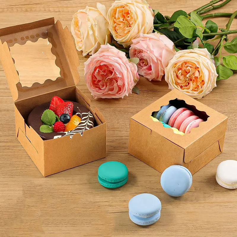 10/30 Pcs Paper Gift Boxes for Party Treats – Candy, Cookies, Chocolate, Cake Packaging Containers – Wedding Favor Boxes, Birthday Celebration Supplies, Event Décor