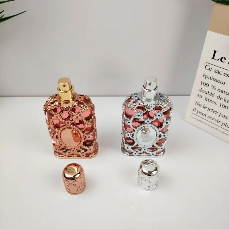 2/10pcs 2025 Premium 50ml Empty Glass Spray Bottle Set – Thickened Clear Refillable Containers with Crimp Neck and Bayonet Atomizer, Portable Luxury Packaging Solution for Fragrance, Cosmetic, and Travel Use 2