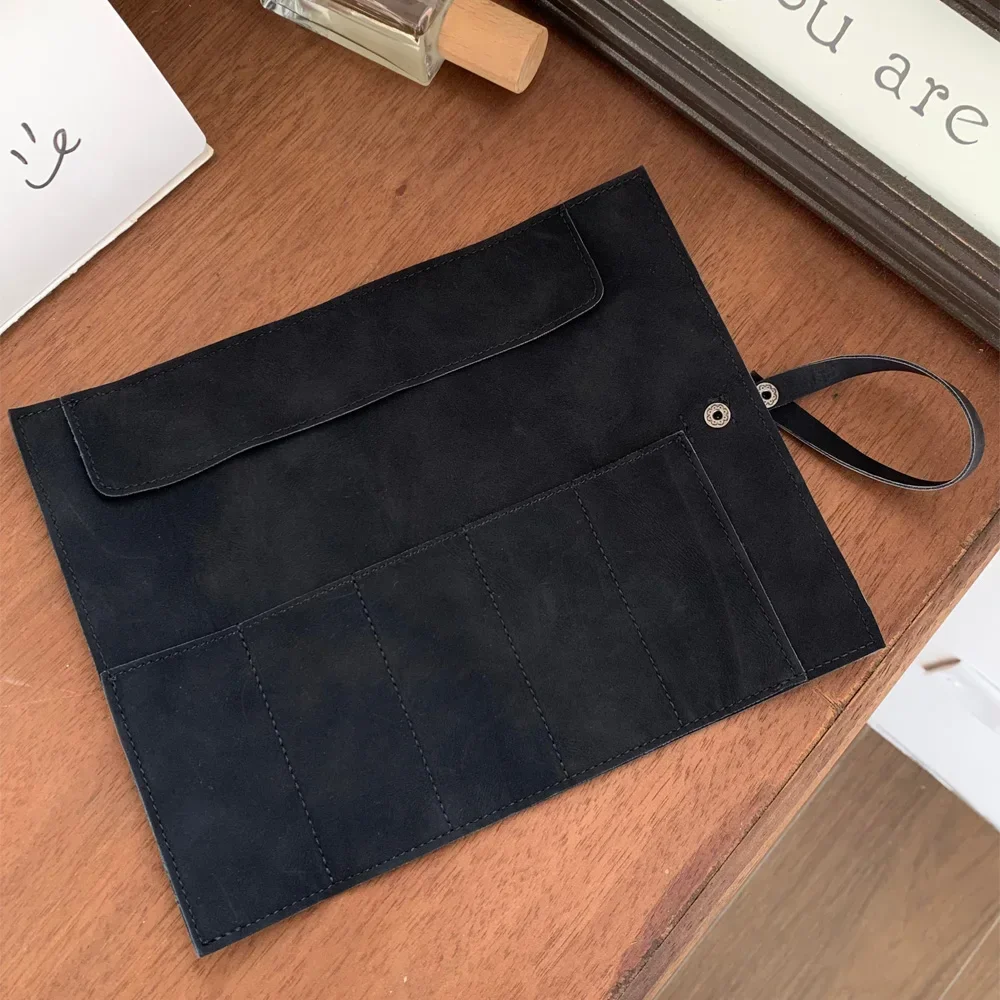 Travel Watch Organizer | Premium Full Grain Leather Watch Band Roll Organizer, 5-Slot Handmade Travel Case for Watch Straps, Portable Storage Box for Watch Lovers, Easy Carry-On Accessory for Watches & Jewelry 4