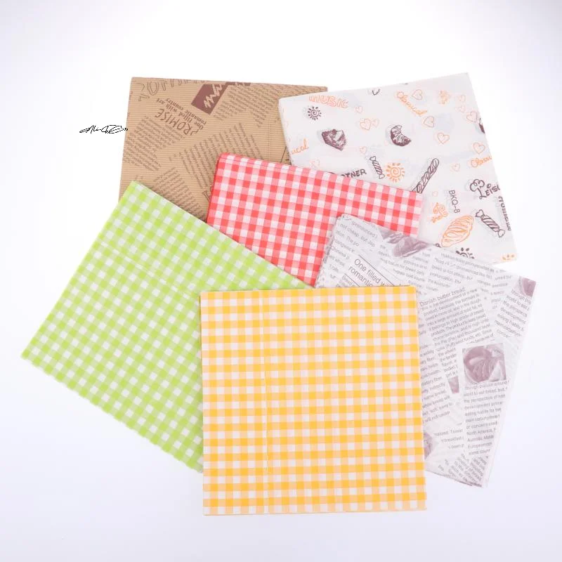 50 Pieces Premium Grease-Resistant Baking Paper Bags 18x18cm for Sandwiches, Donuts, Burgers, Fried Snacks, Picnic & BBQ Food Wrapping, Leak-Proof, Durable, Kitchen & Party Essentials - 图片 5