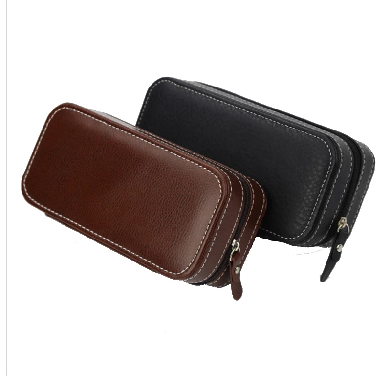 Premium Multifunctional Watch & Bracelet Organizer Suitcase with Zipper, 2/4/6/8/10/12 Slots Portable Travel Case for Men & Women, Soft Velvet Interior, Secure Leatherette Exterior, Display and Storage Box, Stylish Luxury Watch Holder