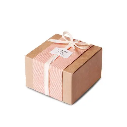 Kraft Paper Gift Boxes for Candles, Lipstick, Perfume, Cosmetics, Cake, Candy, DIY Biscuits, and Party Favors, Eco-Friendly Packaging for Weddings, Birthdays, and Events, Reusable Paper Containers, Factory Direct Supply 14