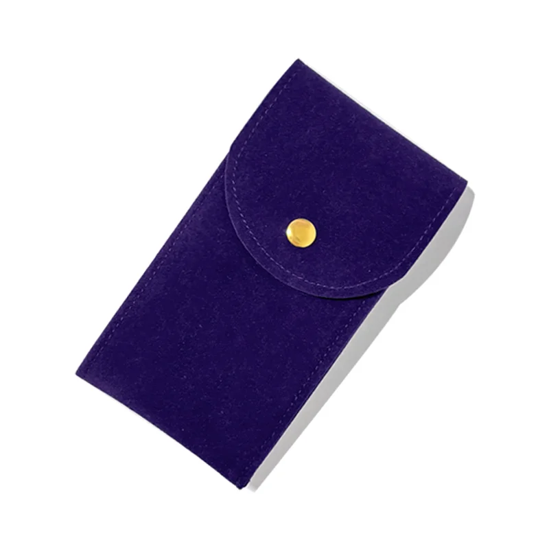 Travel Watch Organizer | Premium Embers Travel Watch Bag in Blue, Green, Gray, and Black Flannelette, Soft Velvet Lined Portable Storage Case for Wristwatches, Durable Dust-Proof Organizer, Compact Gift Pouch for Men, Business, Gym, and Travel - 图片 15