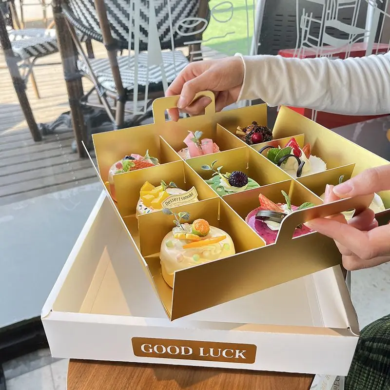 Transparent Four-Grid Dessert Cake Box 4 Compartments Clear Pastry Packaging Container for Mousse, Cupcakes, Cookies, Afternoon Tea, Picnic, Takeaway, Bakery, Party, Home Kitchen Sweet Treat Storage Transparent Four-Grid Dessert Cake Box 4 Compartments Clear Pastry Packaging Container for Mousse, Cupcakes, Cookies, Afternoon Tea, Picnic, Takeaway, Bakery, Party, Home Kitchen Sweet Treat Storage 7