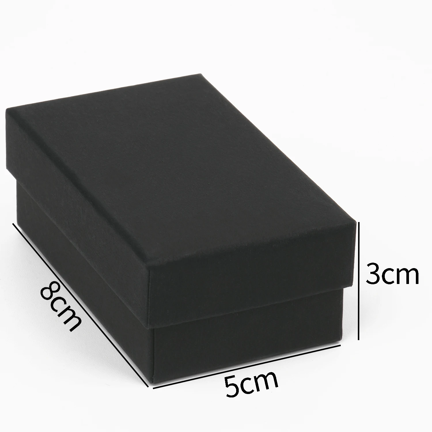 1PCS Black Square Jewelry Display Gift Box Organizer for Ring, Earring, Necklace, Bracelet, or Brooch – Elegant Velvet Paper Jewelry Packaging Box for Engagement, Wedding, Proposal, and Wholesale Display Use - 图片 12