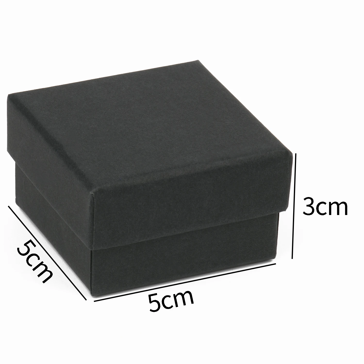 1PCS Black Square Jewelry Display Gift Box Organizer for Ring, Earring, Necklace, Bracelet, or Brooch – Elegant Velvet Paper Jewelry Packaging Box for Engagement, Wedding, Proposal, and Wholesale Display Use - 图片 13