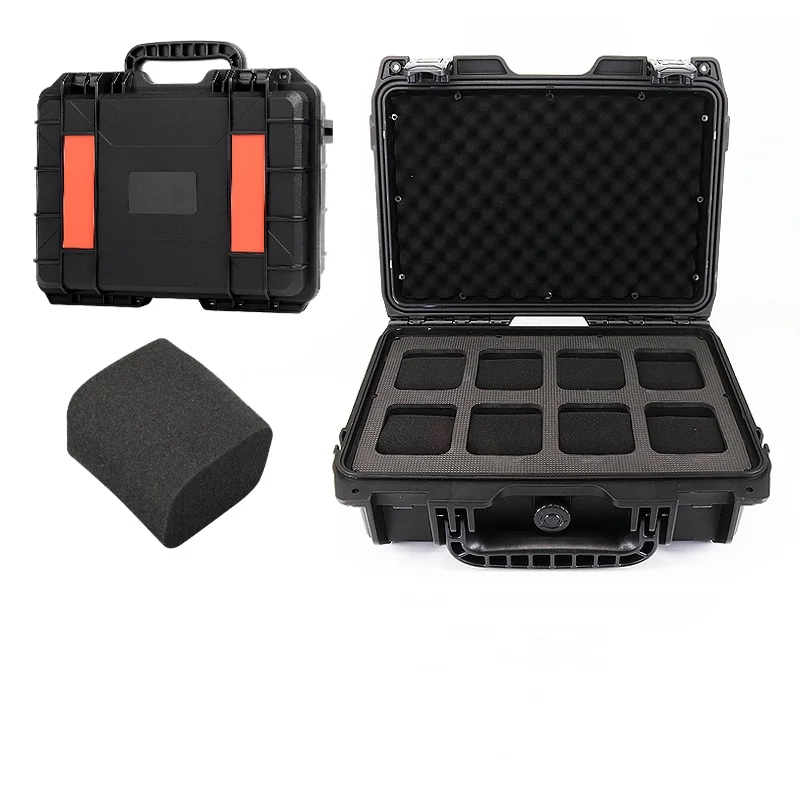 Waterproof Watch Storage Box for Men with Secure Anti-Drop Design, Portable Jewelry Display Case and Toolbox Organizer for Travel and Home, Protective Suitcase for Watches, Bracelets, Rings, and Accessories - 图片 11