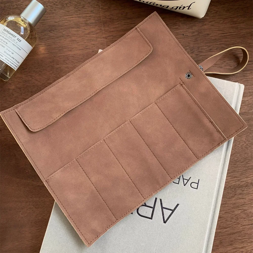 Travel Watch Organizer | Premium Full Grain Leather Watch Band Roll Organizer, 5-Slot Handmade Travel Case for Watch Straps, Portable Storage Box for Watch Lovers, Easy Carry-On Accessory for Watches & Jewelry