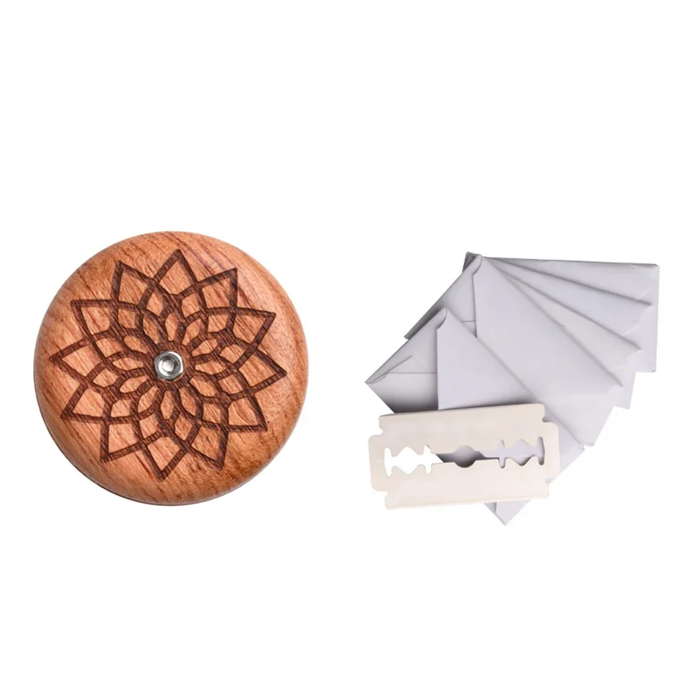 Professional Bread Lame Scoring Tool with Wooden Handle – Arc Curved Bread Knife/Slicer/Cutter with 5 Replaceable Blades, Dough Scoring Razor for Artisan Bakery, Sourdough, Home Baking, Includes Protective Case 12