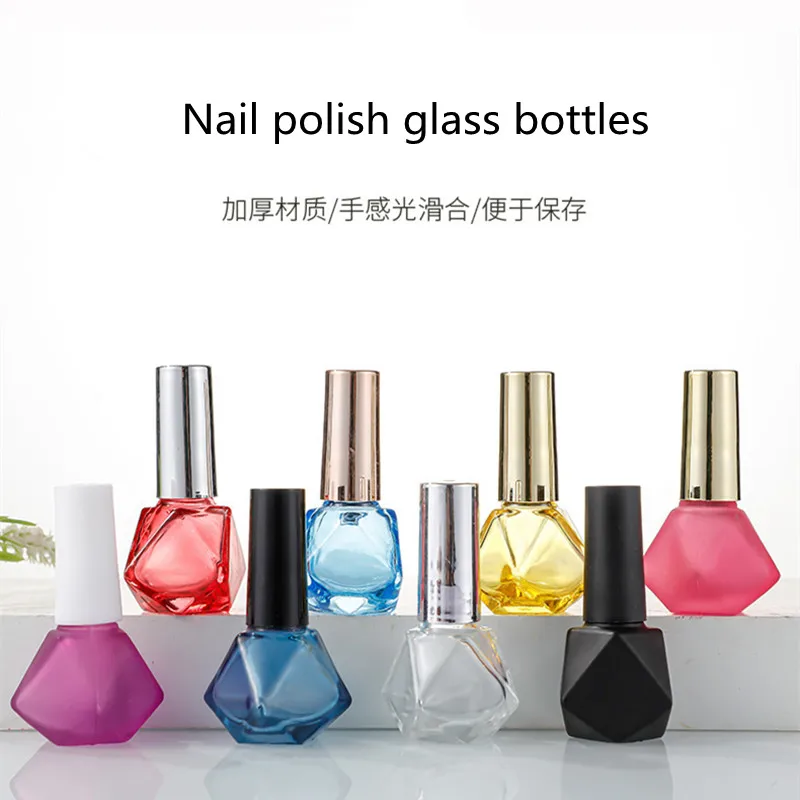 10/30/50pcs 8ml Empty Glass Nail Polish Bottles – Refillable Clear Containers with Brush Applicator for Nail Gel, Paint, Glue, Nail Oil, Art Polish Storage and Portable Travel Cosmetic Packaging - 图片 6