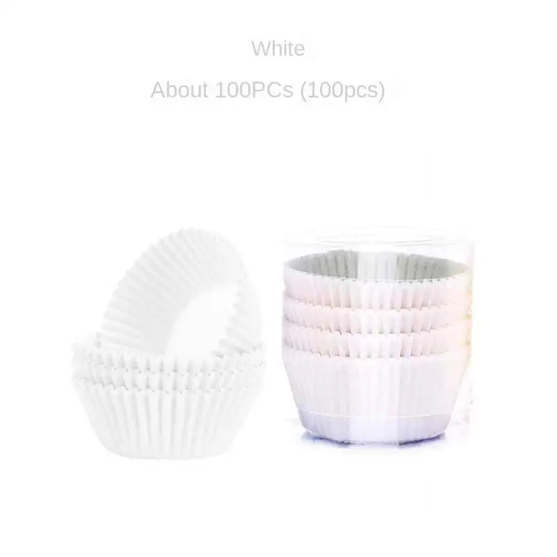 100pcs Greaseproof Paper Cupcake Liners – Oil-Resistant Muffin Cups for Baking, Party Trays, Cakes, Desserts, Homemade Cupcakes, DIY Baking Tools, Modern Minimalist Style - 图片 17