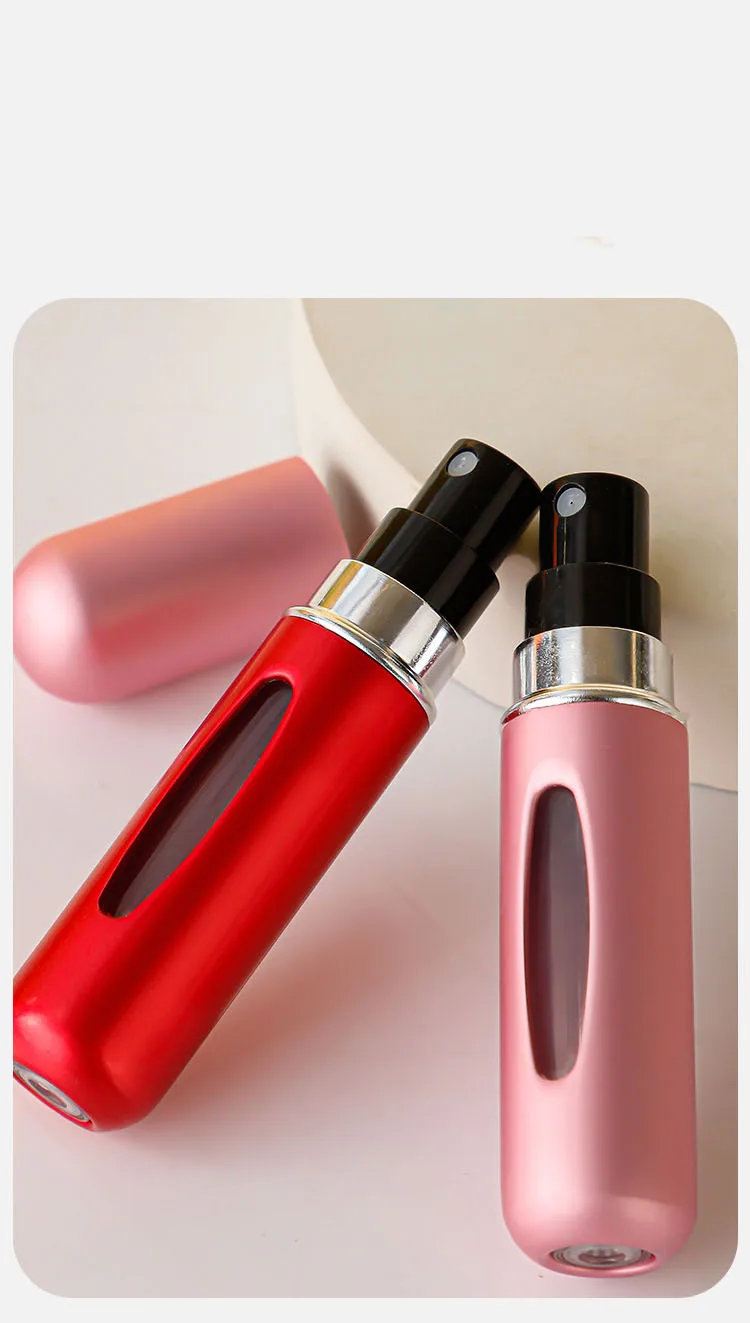 5ML Mini Perfume Sub-Bottles Refillable Bottom Filling Atomizer | Portable Empty Cosmetic Spray Bottle for Travel, Airplane Carry-On, Fragrance, Liquid Storage, Colorful Variety 5ML Mini Perfume Sub-Bottles Refillable Bottom Filling Atomizer | Portable Empty Cosmetic Spray Bottle for Travel, Airplane Carry-On, Fragrance, Liquid Storage, Colorful Variety
