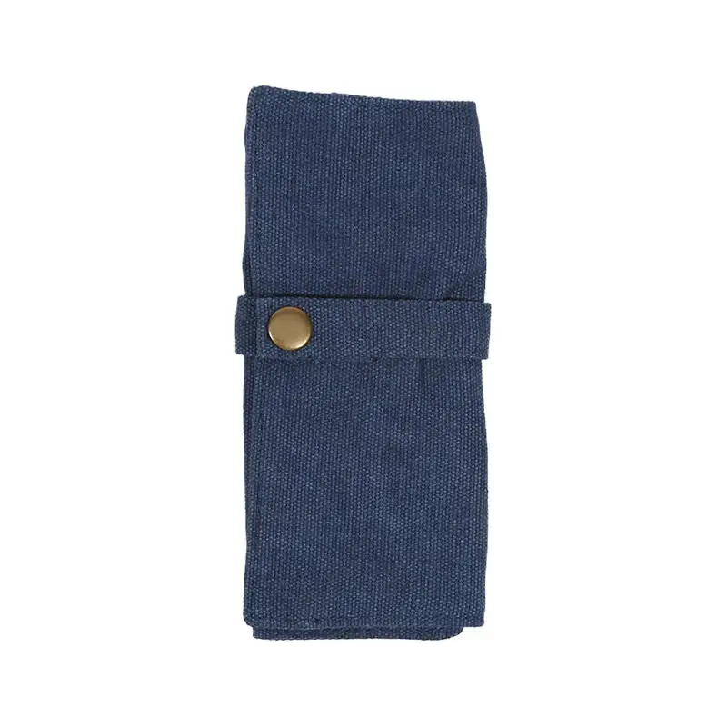 Premium Canvas Watch Band Roll Organizer with 5 Individual Slots, Portable Travel Storage Case for Smart Watches and Straps, Durable Anti-Slip Wristwatch Bag for Secure On-the-Go Protection 7