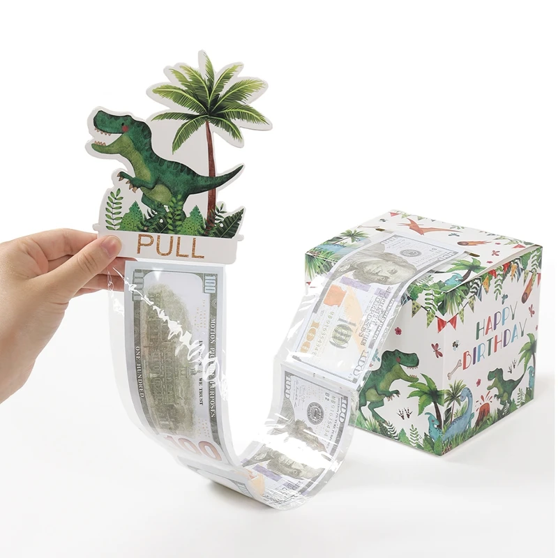 Birthday Money Gift Boxes with Pull-Out Happy Birthday Card, Fun Cash Surprise Packaging for Kids and Adults, Creative Party Favor Box for Birthday Celebrations, Durable and Reusable Paper Boxes 42