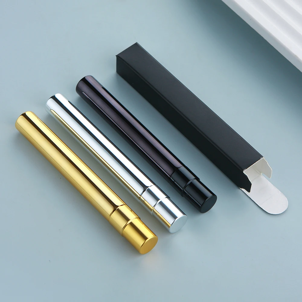 50pcs/Lot Electroplated Glass Perfume Bottles with Square Package Box, Refillable Atomizer Spray Parfum, Custom LOGO Printing Available with Frosted, UV Plating, Hot Stamping, Labeling for Cosmetic and Travel Use - 图片 14