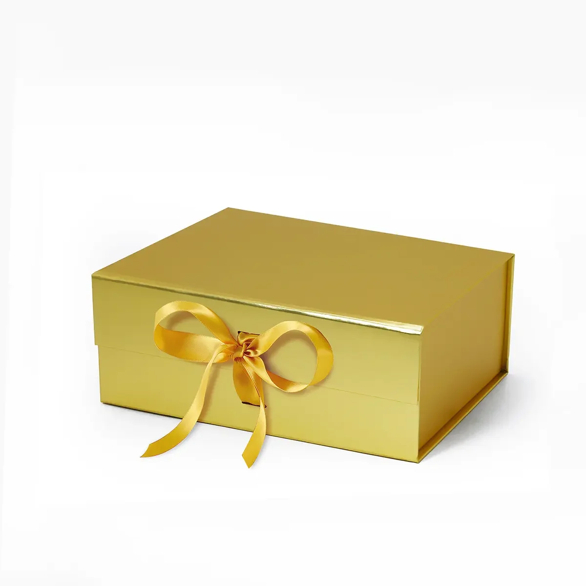 A5 Deep Luxury Magnetic Closure Gift Box – Custom Logo Rigid Packaging with Half Magnetic Flap, Matte Lamination, Eco-Friendly Foldable Design for Wedding, Birthday, and Business Gift Presentation - 图片 8