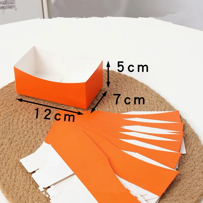 50pcs Creative Paper Boxes for Sandwiches, Toast, Egg Burn, Hot Dogs, Burgers, and DIY Baking, Disposable Party and Internet-Style Food Packaging 9