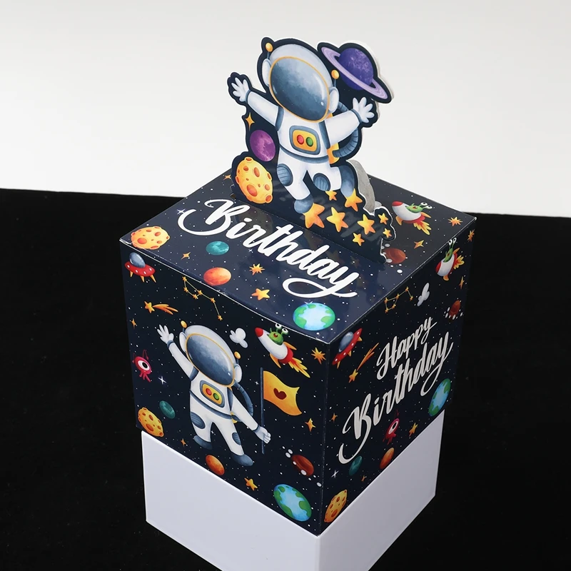 Birthday Money Gift Boxes with Pull-Out Happy Birthday Card, Fun Cash Surprise Packaging for Kids and Adults, Creative Party Favor Box for Birthday Celebrations, Durable and Reusable Paper Boxes 35