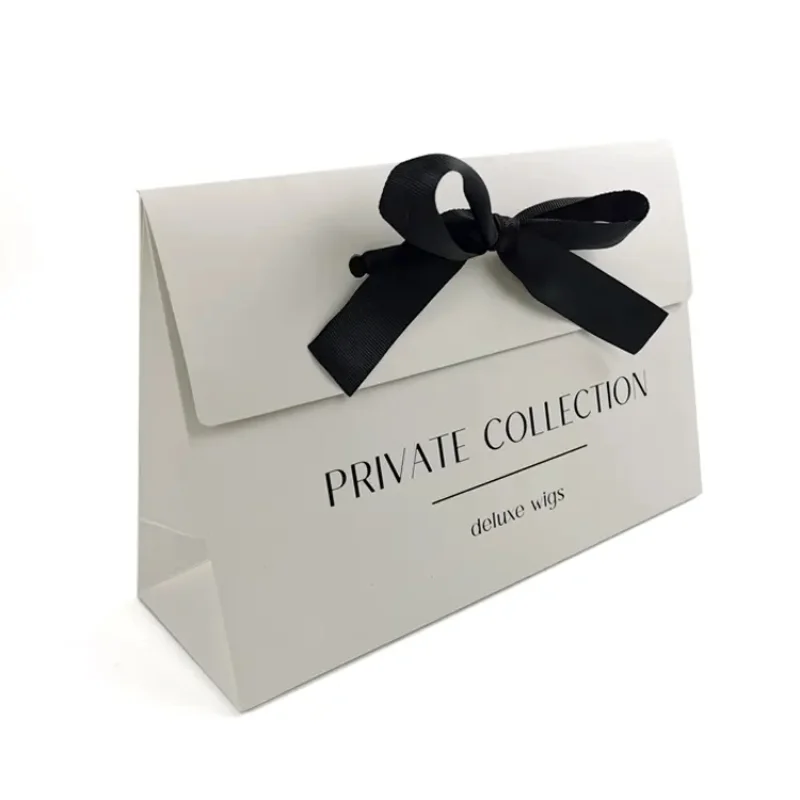 Wholesale 500pcs Custom Logo Ribbon Gift Boxes – Luxury Foldable Paper Packaging for Banquets, Weddings, and Premium Events – Matte or Glossy Coated Cardboard Box for Special Occasions - 图片 7