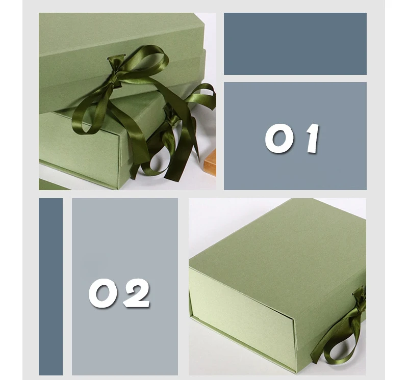 10PCS Luxury Magnetic Gift Boxes with Custom Logo, Foldable Cardboard Proposal Boxes for Bridesmaid or Birthday Gifts, Elegant Packaging Boxes for Jewelry, Wedding, Party, and Boutique Presentation 1