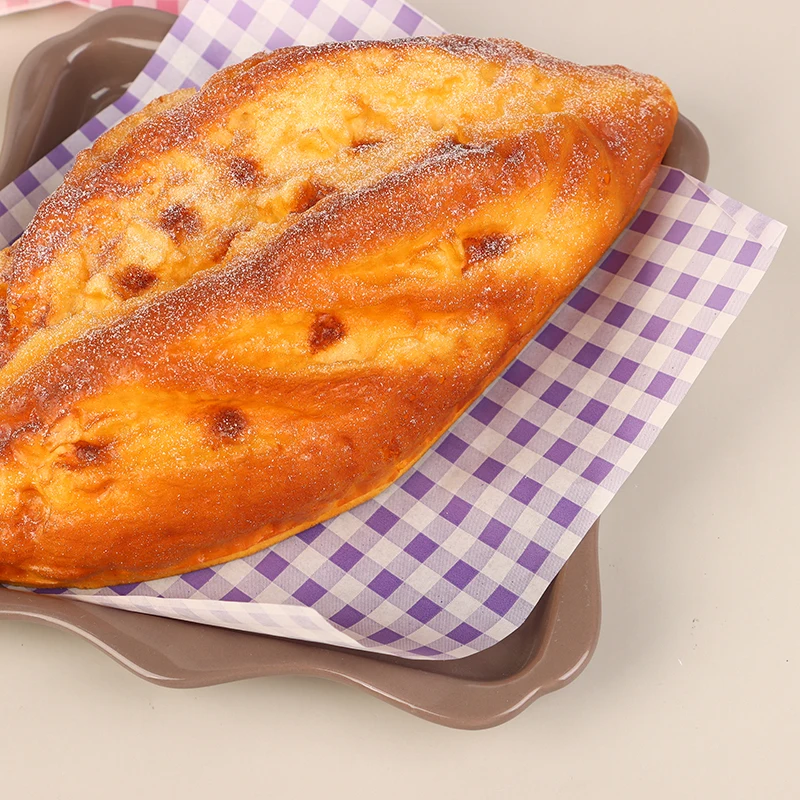 50 Sheets Greaseproof Wax Paper – Multi-Color Oil-Proof Food Wrapping Sheets for Sandwich, Burger, Fries, Bread, Macarons, Pizza, Desserts – Baking & Kitchen Packaging Supplies 50pcs 26