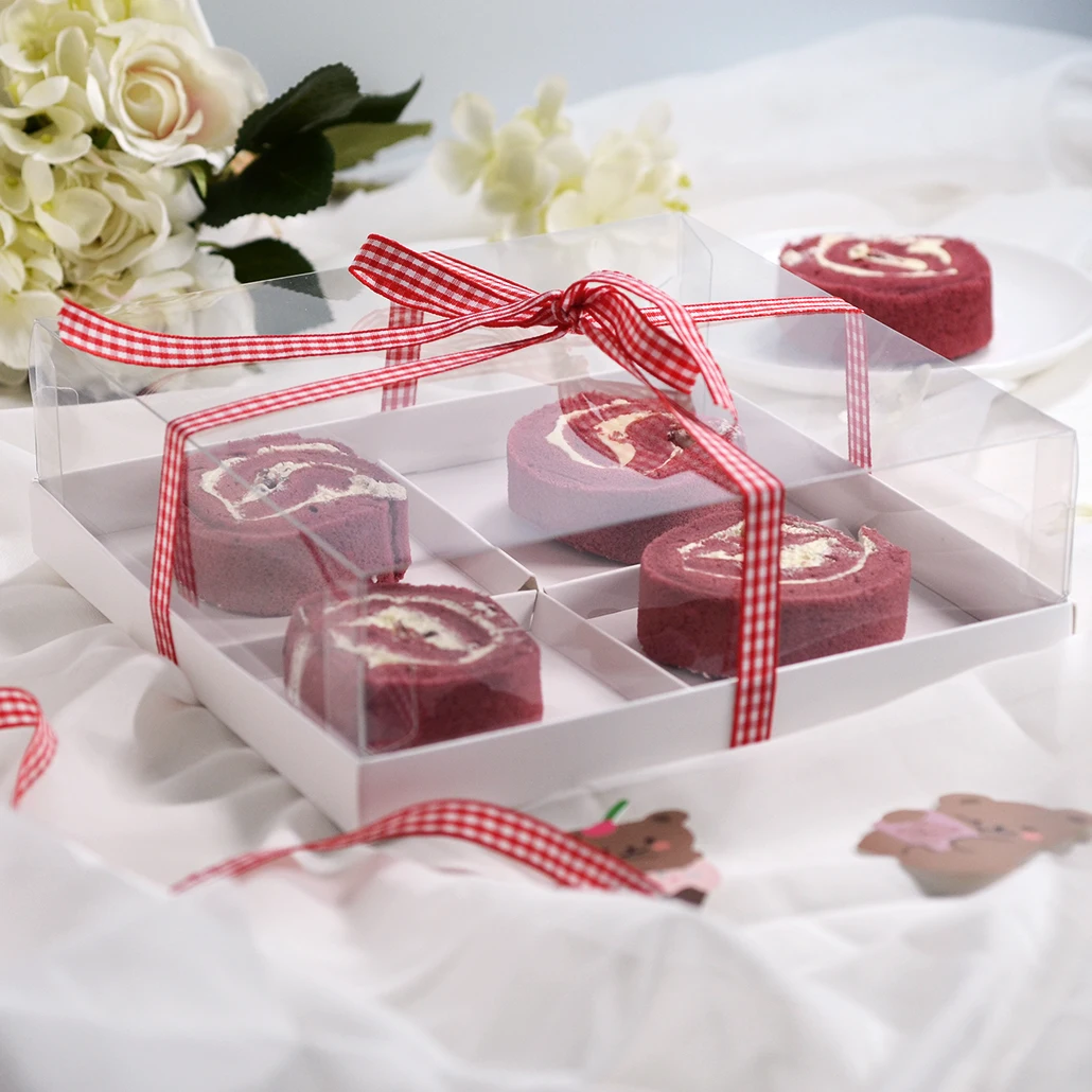 Transparent Pastry Cake Box 4/6 Inch 2/4/6 Pack Clear Dessert Packaging Container for Birthday, Afternoon Tea, Baking, DIY Cupcakes, Cookies, Donuts, Western Pastries, Kitchen Treat Storage, Home & Party Use - 图片 5