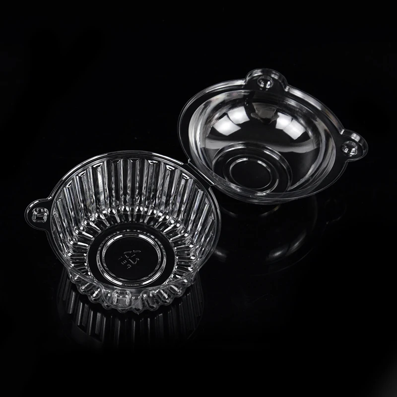 100pcs Clear Cupcake Boxes with Lids, Dessert and Cake Slice Holders, Muffin and Bakery Packaging, Mini Transparent Gift Boxes for Weddings, Birthdays, Baby Showers, and Party Supplies - 图片 5