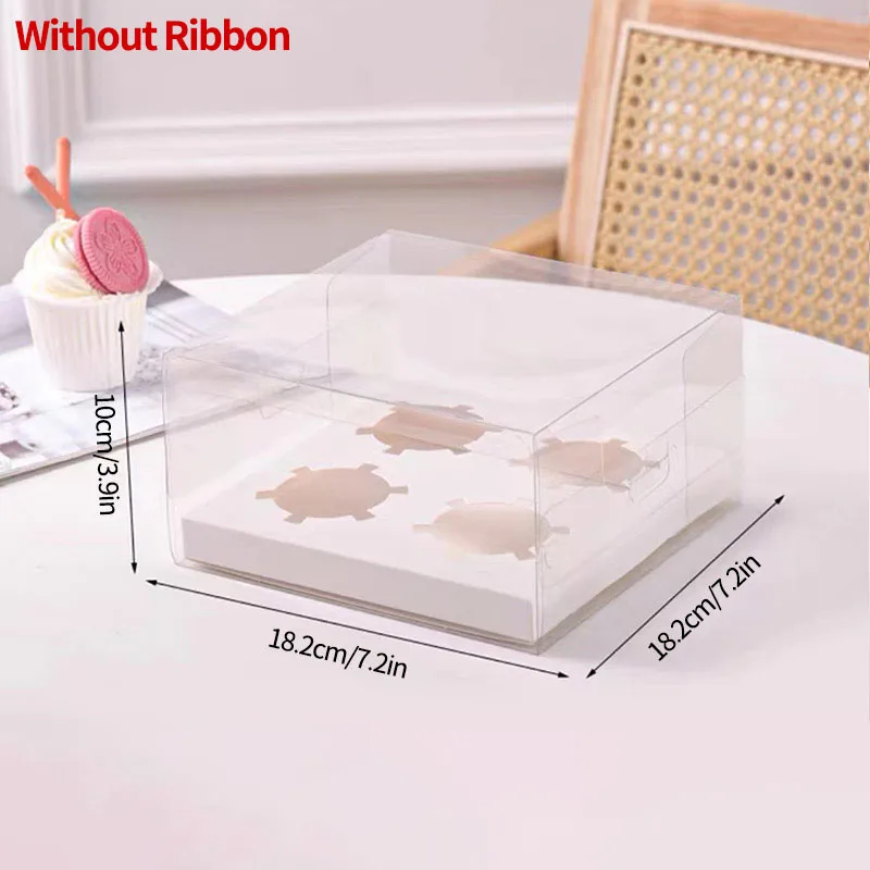 Transparent Cake Packing Box with Handle, High-Capacity Clear Cupcake and Dessert Gift Boxes for Birthday, Wedding, Baby Shower Party Packaging - 图片 10