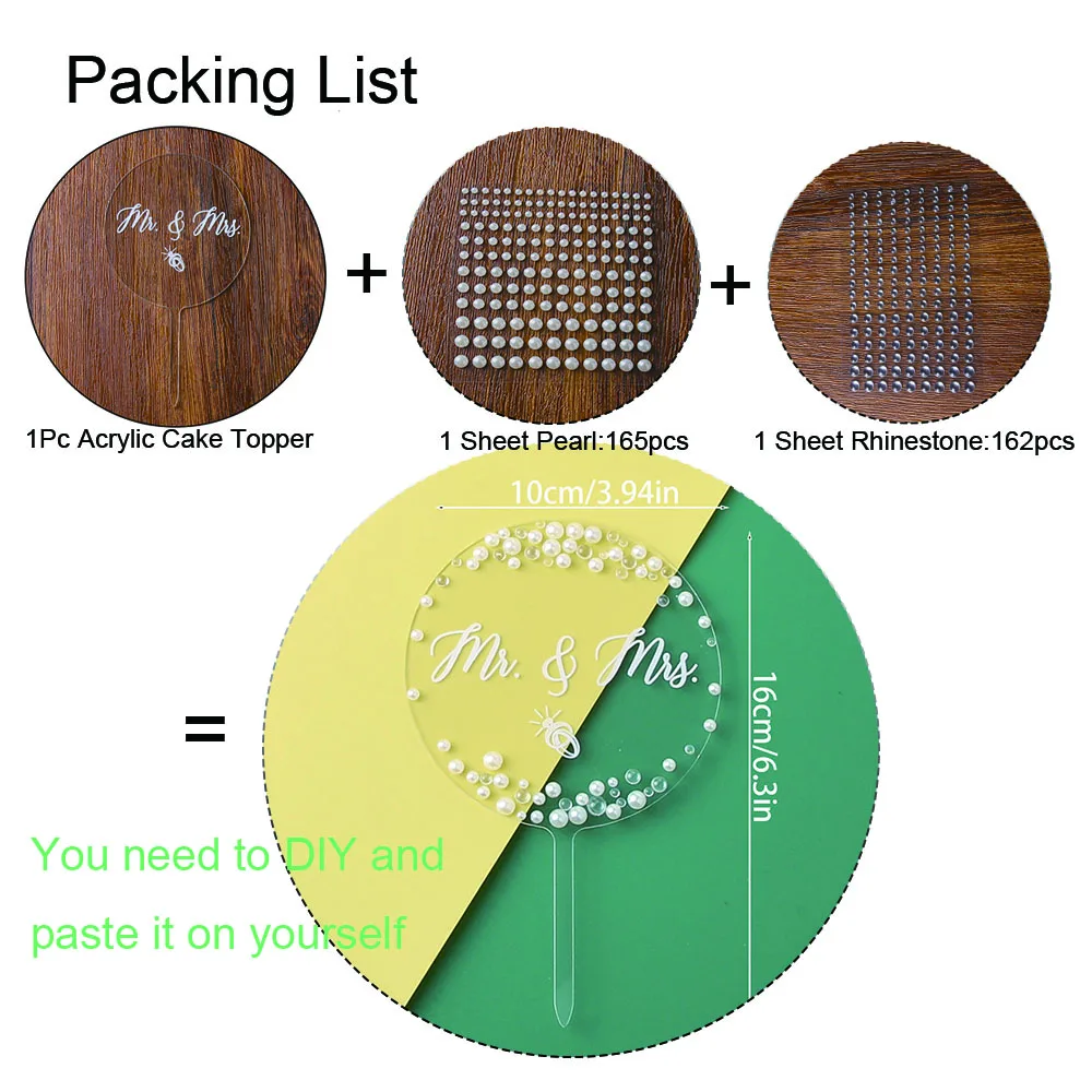 Why 10,000+ Couples Choose This Mr and Mrs Cake Topper with Real Crystal & Pearl Details – Guangzhou Factory's Wedding Secret Revealed