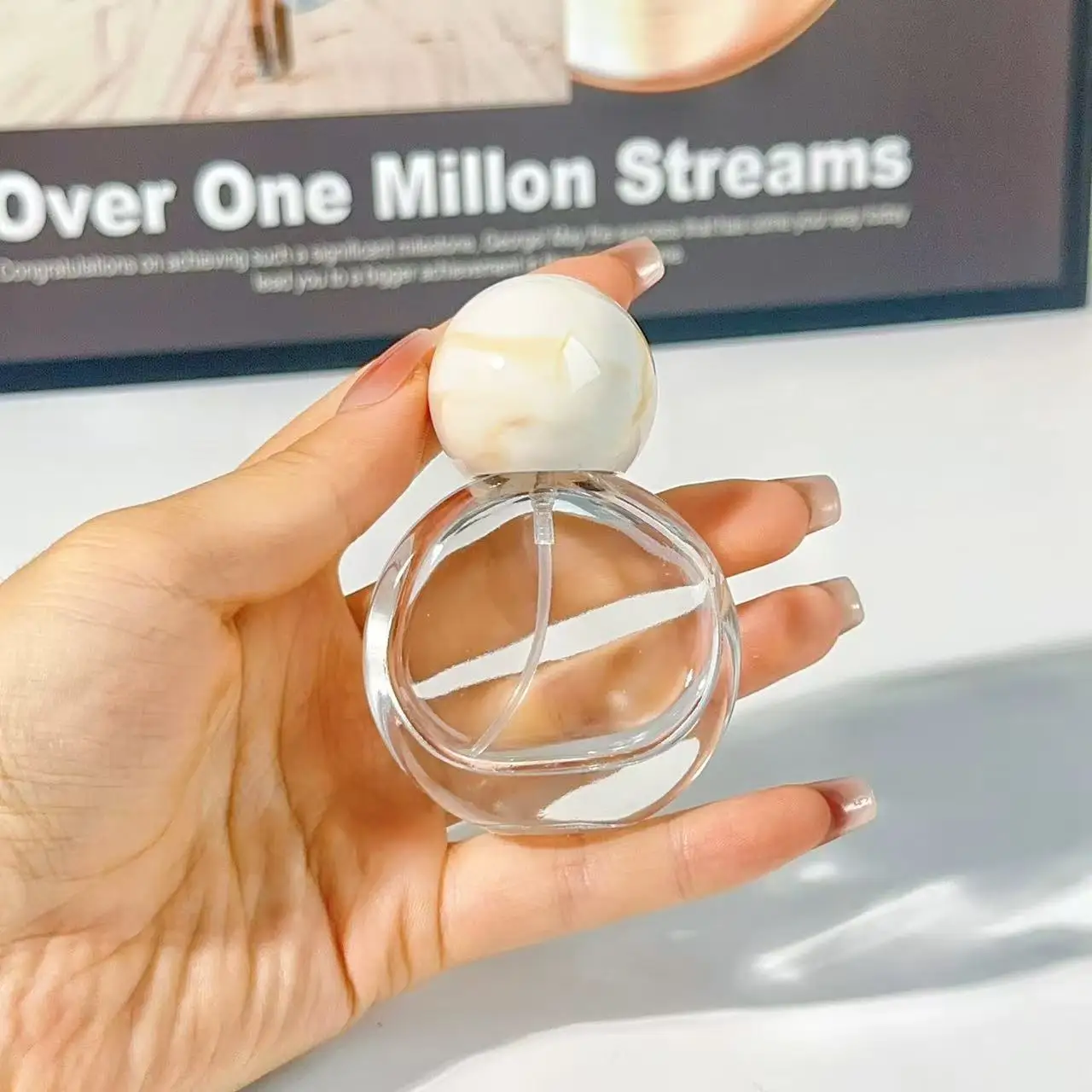 10PCS 25ML Refillable Clear Glass Perfume Bottles, Portable Travel Atomizer Spray Containers, Empty Cosmetic Liquid Vials, Leak-Resistant Mini Spray Bottles for Sampling, Gifting and Boutique Display 1