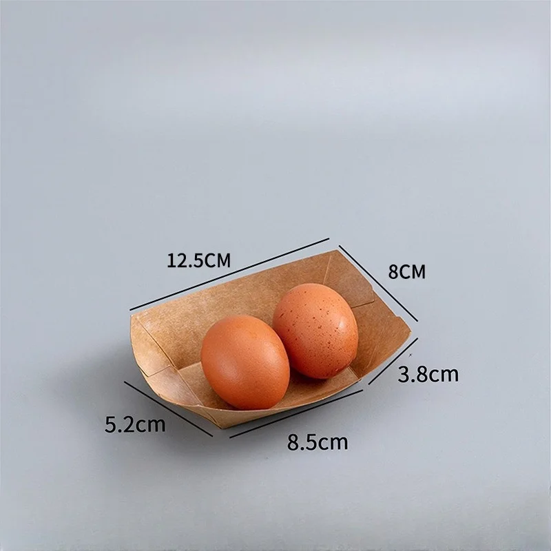 20/50/100 Pack Disposable Food Trays for Parties Festivals Birthday Events Catering Use, Waterproof and Oil-Resistant Snack Boxes Ideal for Hot Dogs Fries Snacks Serving 2